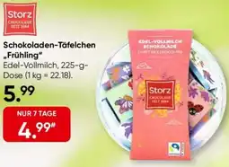 Galeria Storz Schokoladen-Täfelchen „Frühling" Angebot