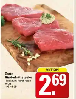 WEZ Zarte Rinderhüftsteaks Angebot