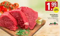 WEZ Zarte Rinderhüftsteaks Angebot