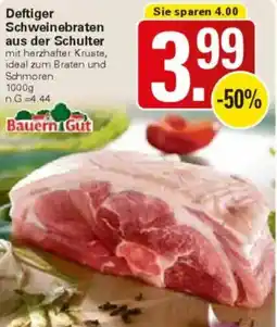 WEZ Deftiger Schweinebraten aus der Schulter Angebot