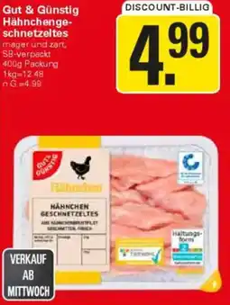 WEZ Gut & Günstig Hähnchengeschnetzeltes Angebot