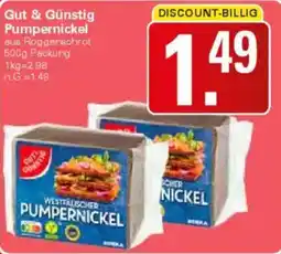 WEZ Gut & Günstig Pumpernickel Angebot
