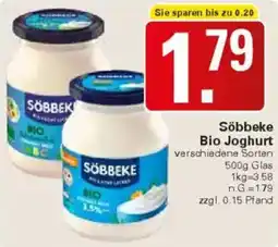WEZ Söbbeke Bio Joghurt Angebot
