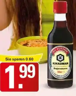 WEZ Kikkoman Japanische Sojasauce Angebot