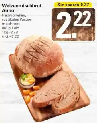 WEZ Weizenmischbrot Anno Angebot