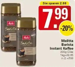WEZ Melitta Barista Instant Kaffee Angebot