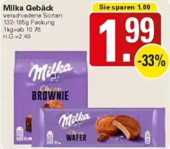WEZ Milka Gebäck Angebot