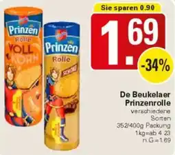 WEZ De Beukelaer Prinzenrolle Angebot