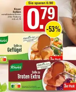 WEZ Knorr Soßen Angebot