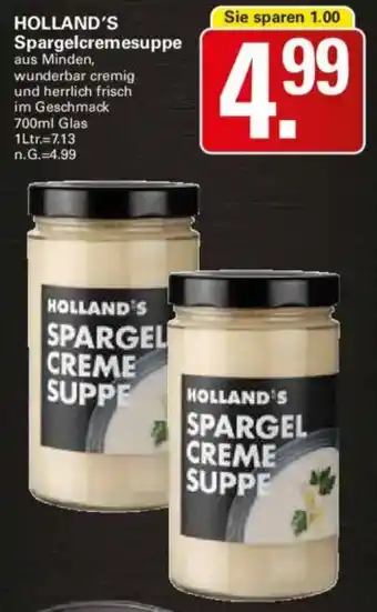 WEZ HOLLAND'S Spargelcremesuppe Angebot