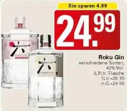 WEZ Roku Gin Angebot