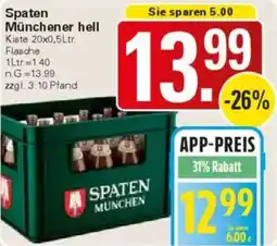 WEZ Spaten Münchener hell Angebot