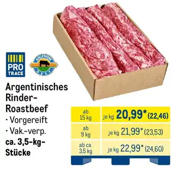 METRO Argentinisches Rinder Roastbeef Angebot