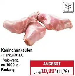 METRO Kaninchenkeulen Angebot