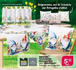 NETTO dekorado Tischwäsche, Bistrogardine oder Wohnkissen Angebot