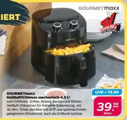 NETTO GOURMETmaxx Heißluftfritteuse mechanisch 4,5 L Angebot