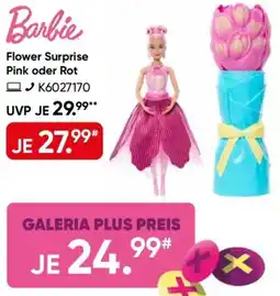 Galeria Barbie Flower Surprise Pink oder Rot Angebot