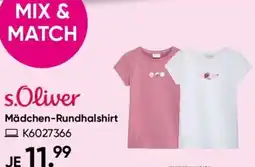 Galeria s.Oliver Mädchen-Rundhalshirt Angebot