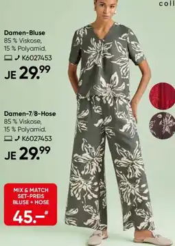 Galeria MANGUUN Damen-Bluse oder Damen 7/8-Hose Angebot