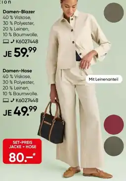 Galeria MANGUUN Damen-Blazer oder Damen Hose Angebot