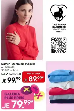 Galeria Damen Stehbund-Pullover Angebot
