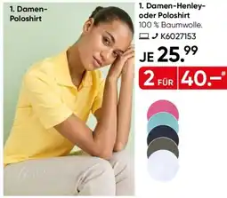 Galeria Damen-Henley oder Poloshirt Angebot