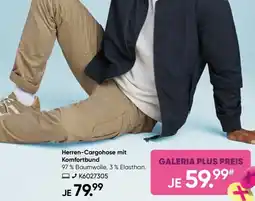 Galeria s.Oliver Herren-Cargohose mit Komfortbund Angebot