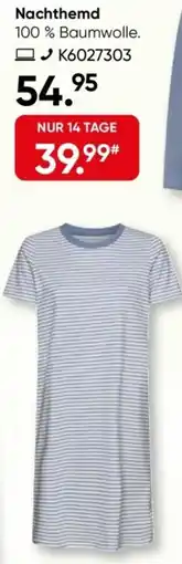 Galeria CALIDA Nachthemd Angebot