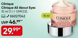 Galeria Clinique All About Eyes Angebot