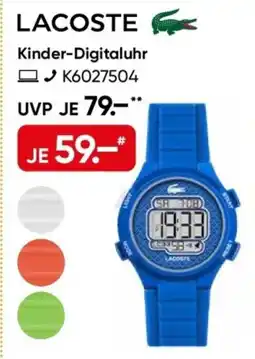 Galeria LACOSTE Kinder-Digitaluhr Angebot