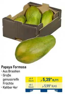 METRO Papaya Formosa Angebot