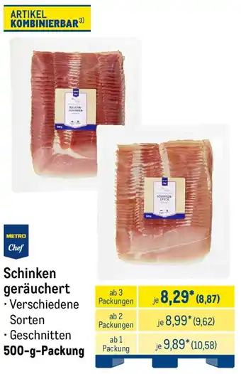METRO Schinken geräuchert Angebot
