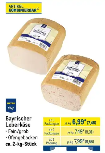 METRO Bayrischer Leberkäse Angebot