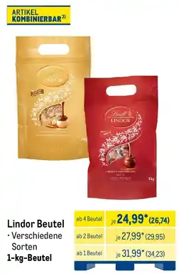 METRO Lindor Beutel Angebot
