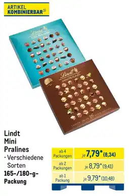 METRO Lindt Mini Pralines Angebot