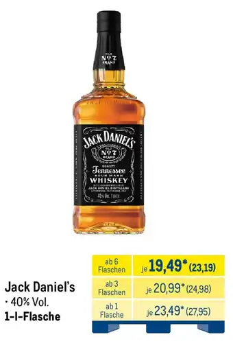 METRO Jack daniel's Angebot