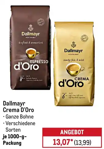 METRO Dallmayr Crema D'Oro Angebot