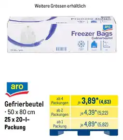METRO aro Gefrierbeutel Angebot