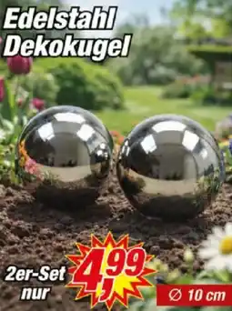 Posten Börse Edelstahl Dekokugel Angebot