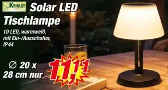 Posten Börse KYNAST Solar LED Tischlampe Angebot