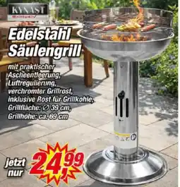 Posten Börse KYNAST Edelstahl Säulengrill Angebot