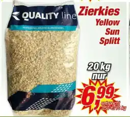 Posten Börse Zierkies Yellow Sun Splitt Angebot
