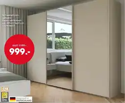Möbel Martin Schwebetürenschrank Angebot