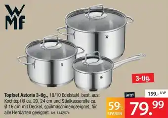 Zurbrüggen WMF Topfset Astoria Angebot