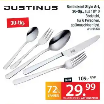 Zurbrüggen JUSTINUS Besteckset Style Art Angebot