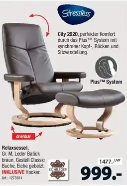 Zurbrüggen Stressless Relaxsessel Angebot