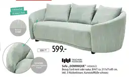 Zurbrüggen TASCHEN FEDERKERN Sofa ,,DOMINIQUE" Angebot