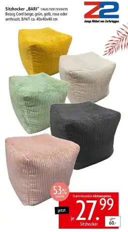 Zurbrüggen Sitzhocker ,,BARI" Angebot