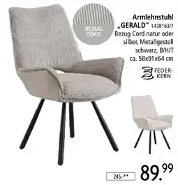 Zurbrüggen Armlehnstuhl ,,GERALD" Angebot