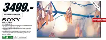 MediaMarkt Sony KD 77 AG 9 77' XXL OLED TV Angebot